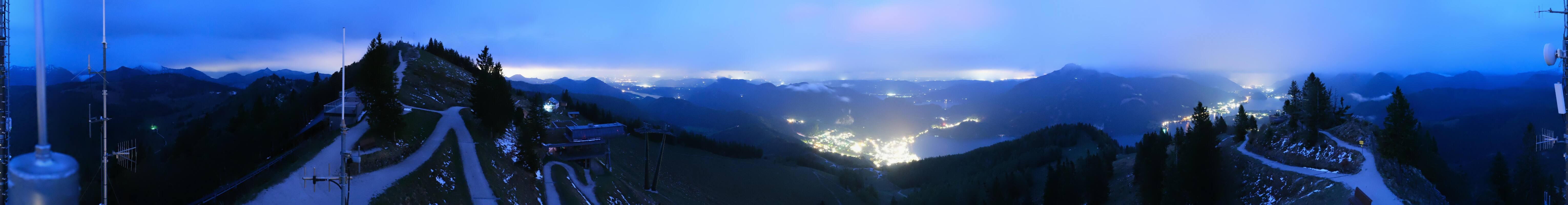 Archiv Foto Webcam Zwölferhorn im Salzkammergut