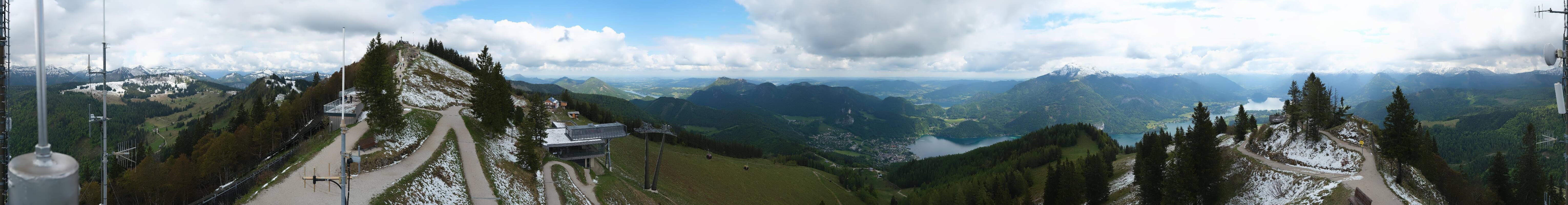 Archiv Foto Webcam Zwölferhorn im Salzkammergut