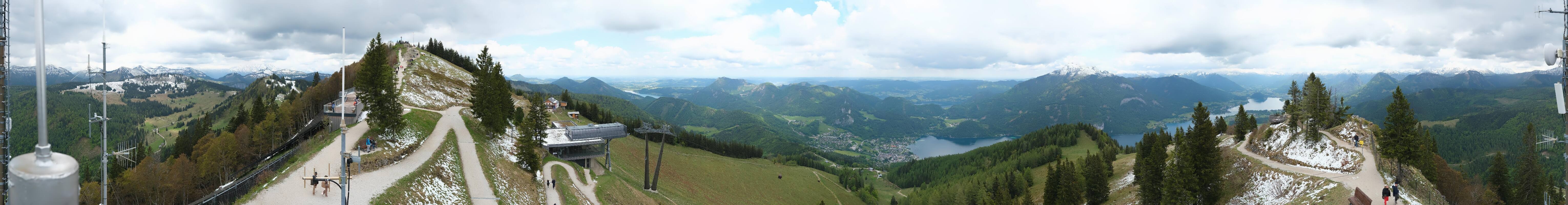 Archiv Foto Webcam Zwölferhorn im Salzkammergut