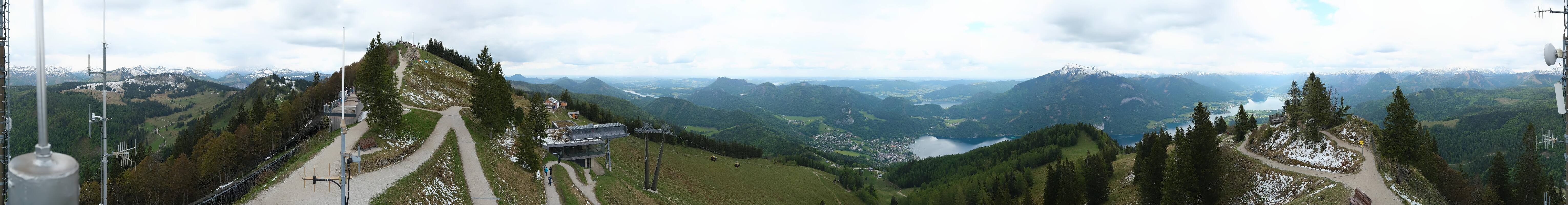 Archiv Foto Webcam Zwölferhorn im Salzkammergut