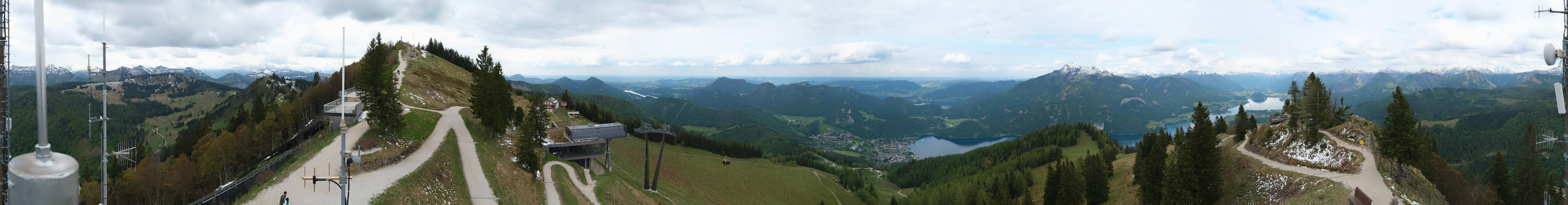 Archiv Foto Webcam Zwölferhorn im Salzkammergut