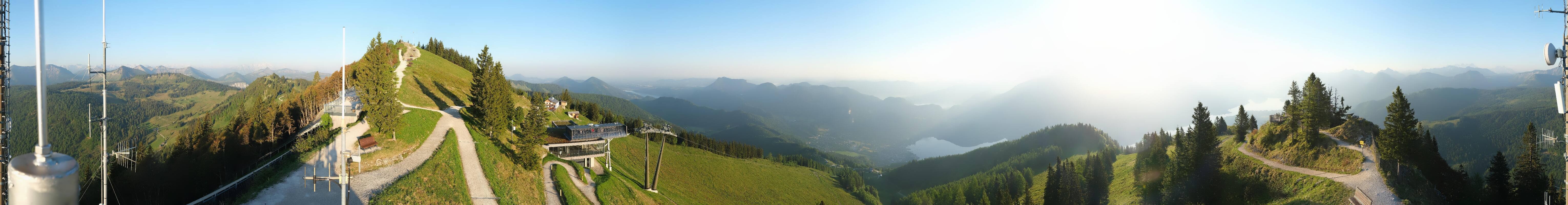 Archiv Foto Webcam Zwölferhorn im Salzkammergut