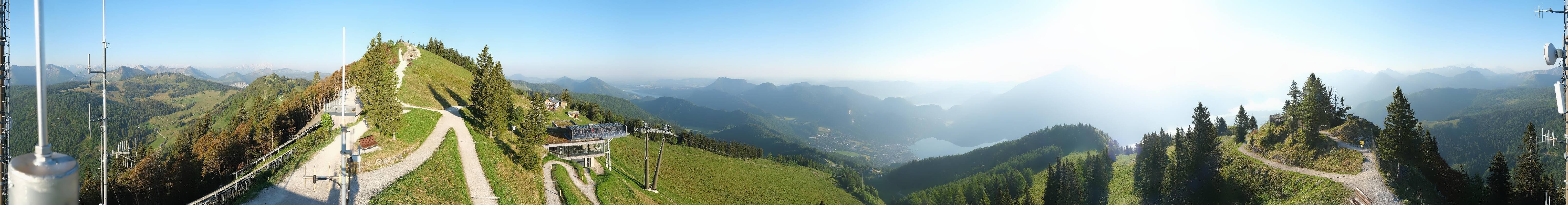 Archiv Foto Webcam Zwölferhorn im Salzkammergut