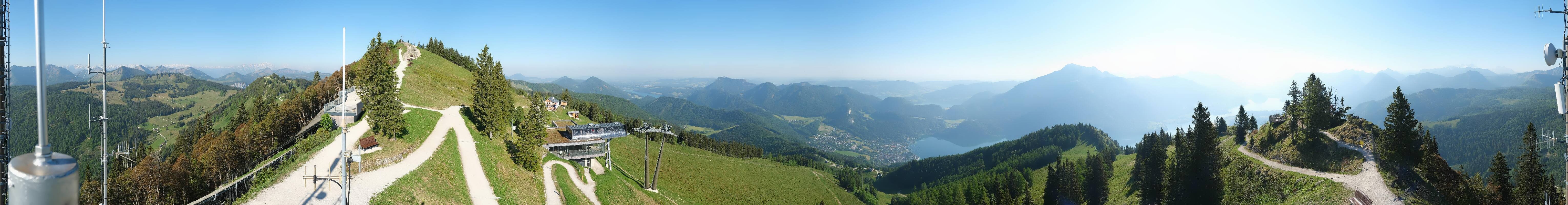 Archiv Foto Webcam Zwölferhorn im Salzkammergut