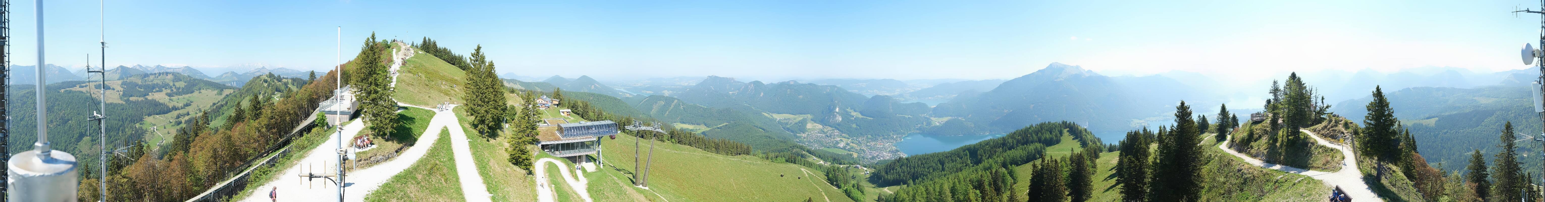 Archiv Foto Webcam Zwölferhorn im Salzkammergut
