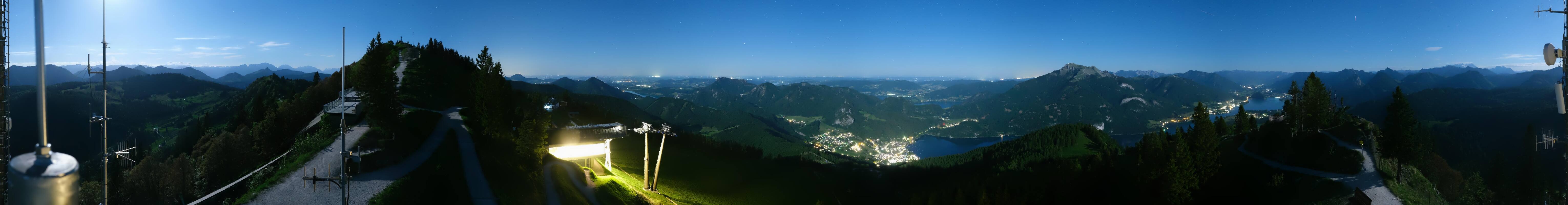 Archiv Foto Webcam Zwölferhorn im Salzkammergut