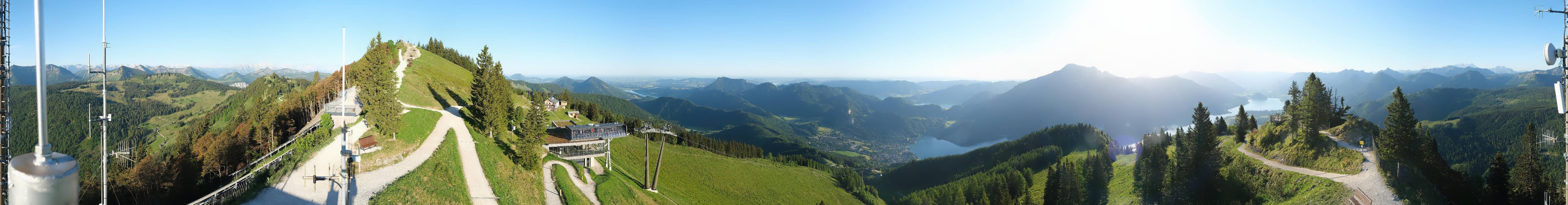 Archiv Foto Webcam Zwölferhorn im Salzkammergut