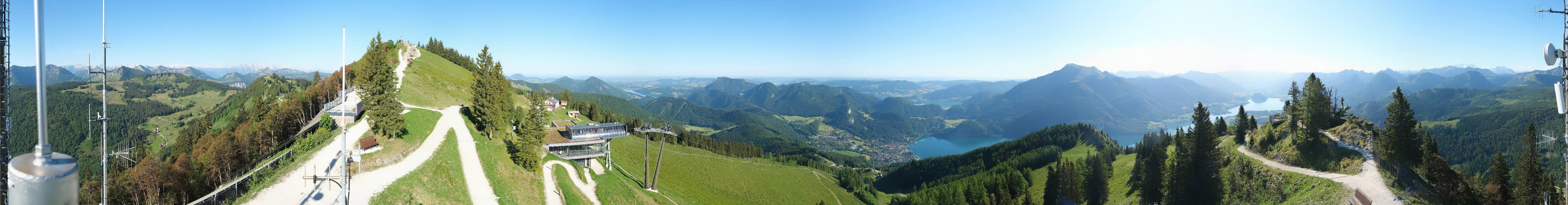 Archiv Foto Webcam Zwölferhorn im Salzkammergut