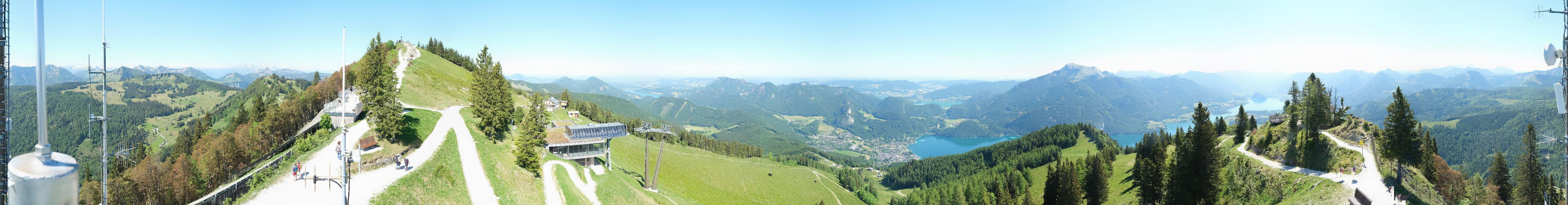 Archiv Foto Webcam Zwölferhorn im Salzkammergut
