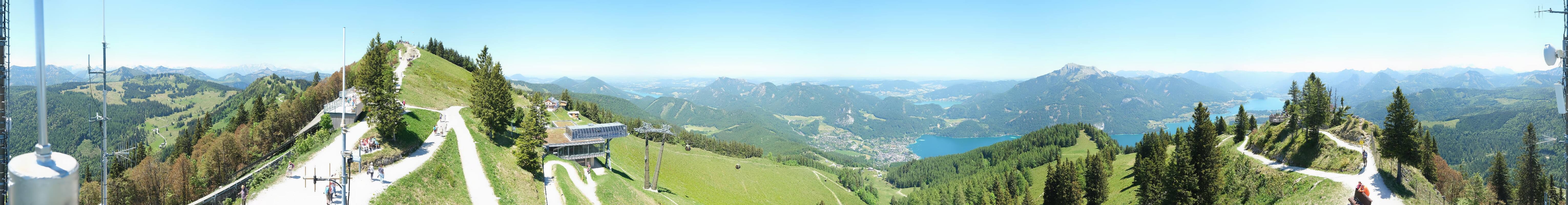 Archiv Foto Webcam Zwölferhorn im Salzkammergut