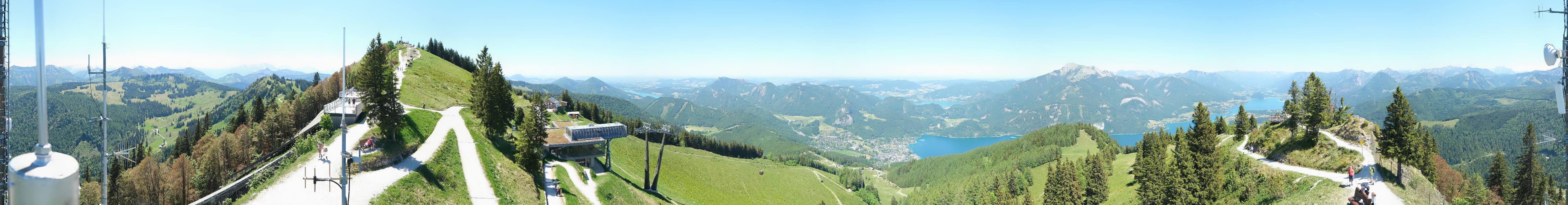 Archiv Foto Webcam Zwölferhorn im Salzkammergut