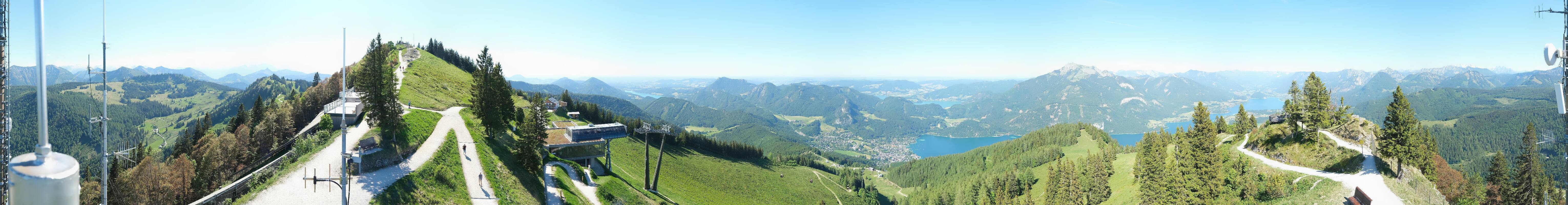 Archiv Foto Webcam Zwölferhorn im Salzkammergut