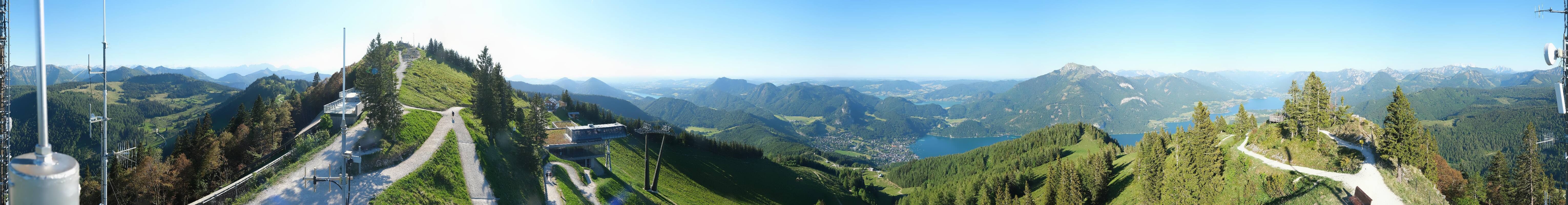 Archiv Foto Webcam Zwölferhorn im Salzkammergut