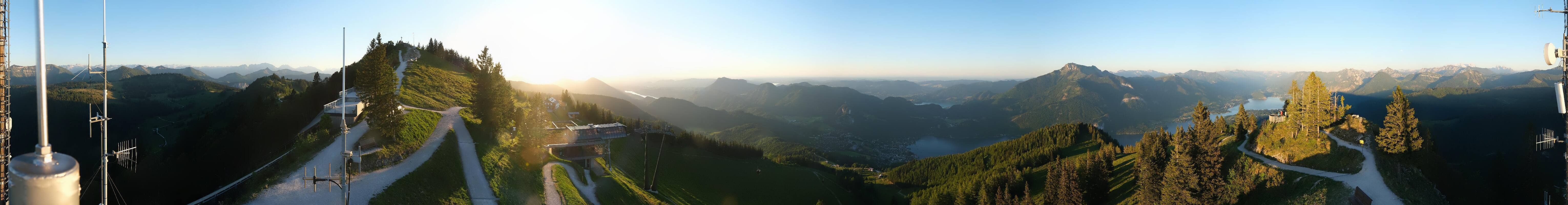 Archiv Foto Webcam Zwölferhorn im Salzkammergut