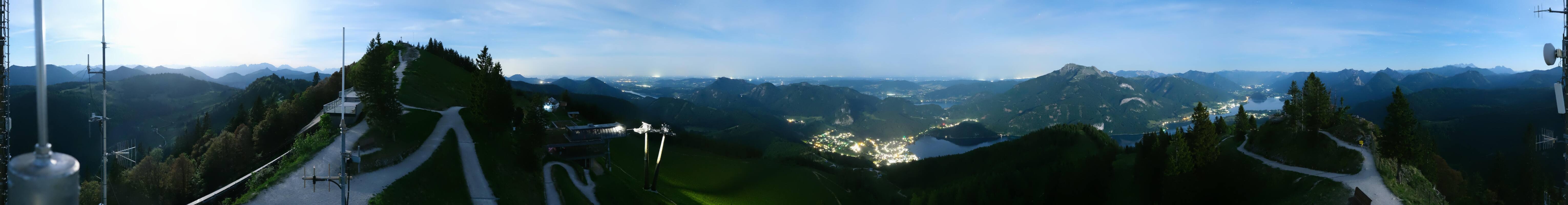 Archiv Foto Webcam Zwölferhorn im Salzkammergut