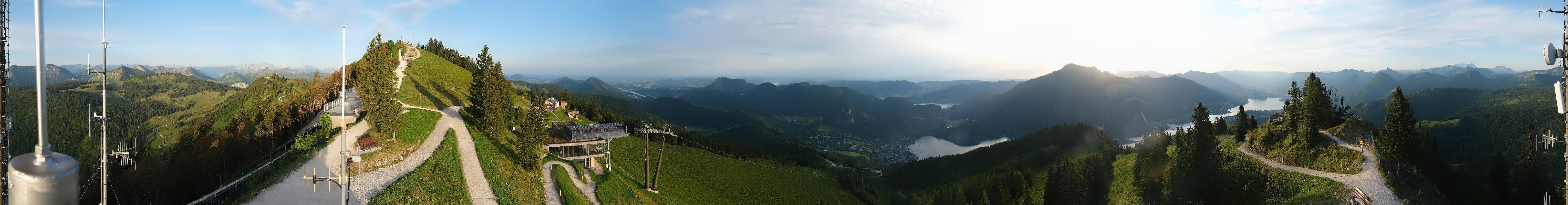 Archiv Foto Webcam Zwölferhorn im Salzkammergut