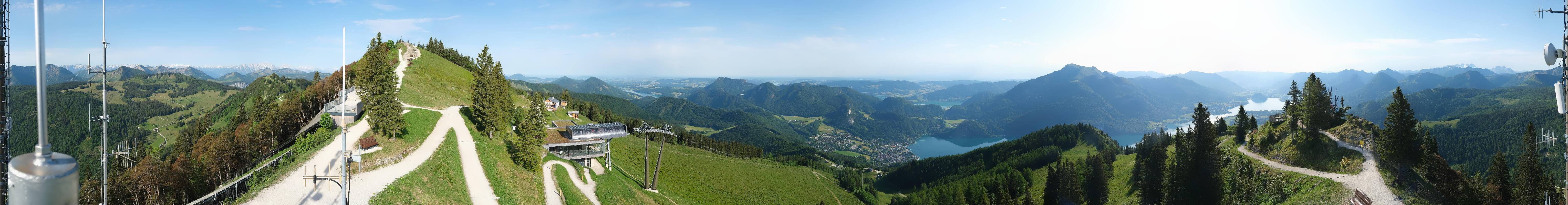 Archiv Foto Webcam Zwölferhorn im Salzkammergut