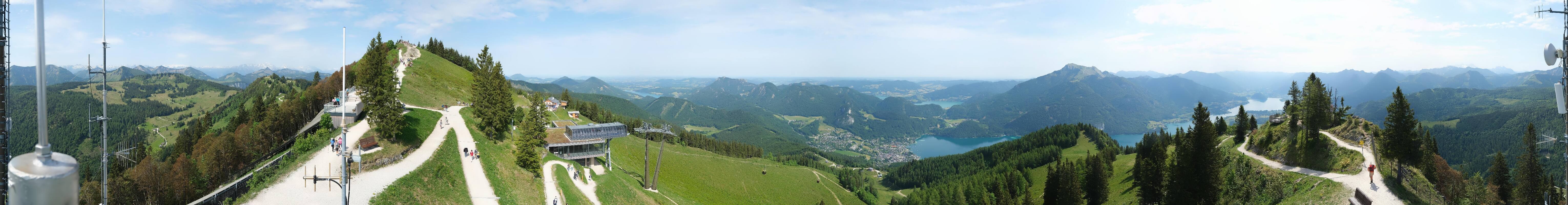 Archiv Foto Webcam Zwölferhorn im Salzkammergut