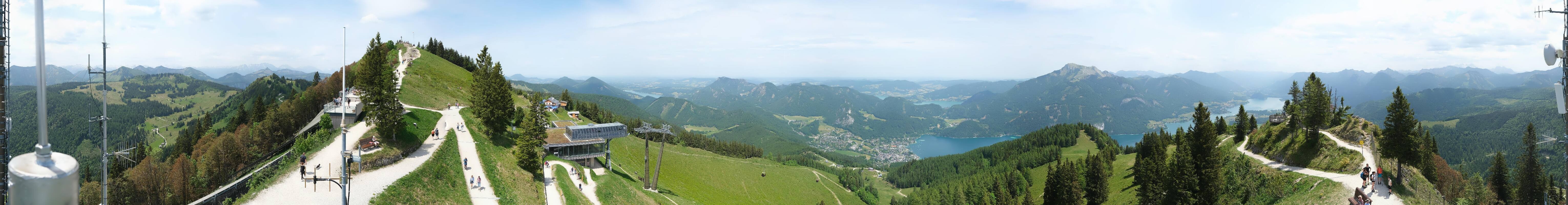 Archiv Foto Webcam Zwölferhorn im Salzkammergut