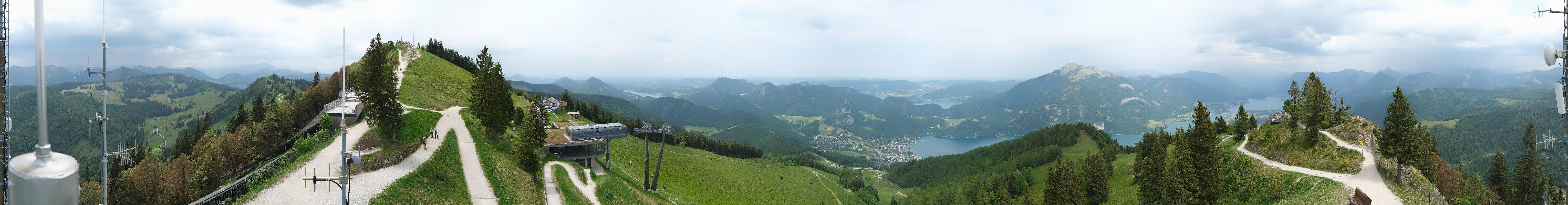 Archiv Foto Webcam Zwölferhorn im Salzkammergut