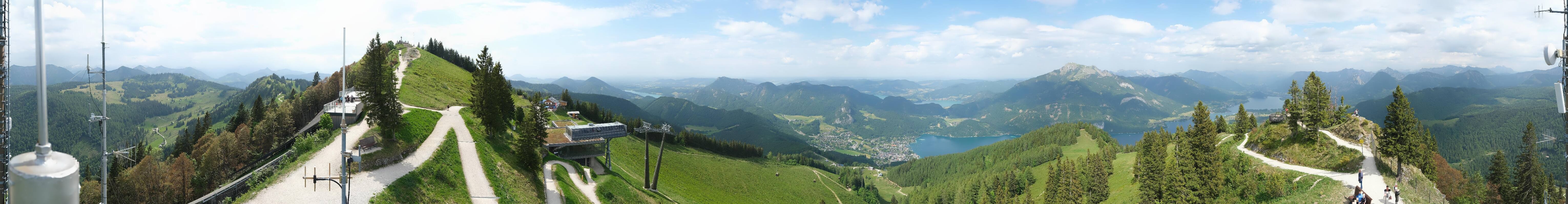 Archiv Foto Webcam Zwölferhorn im Salzkammergut