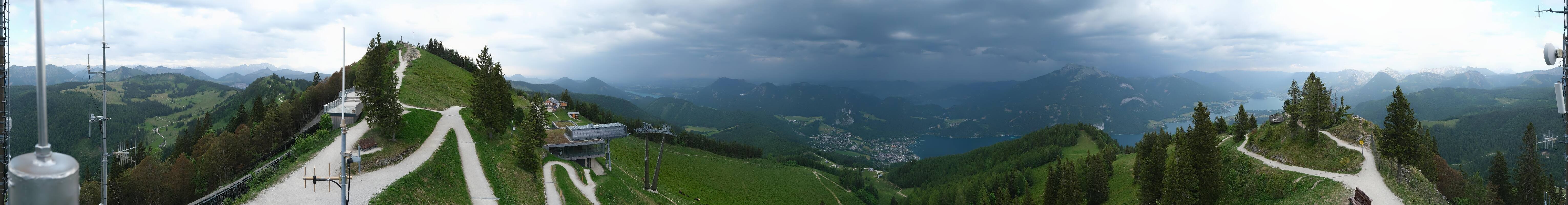 Archiv Foto Webcam Zwölferhorn im Salzkammergut