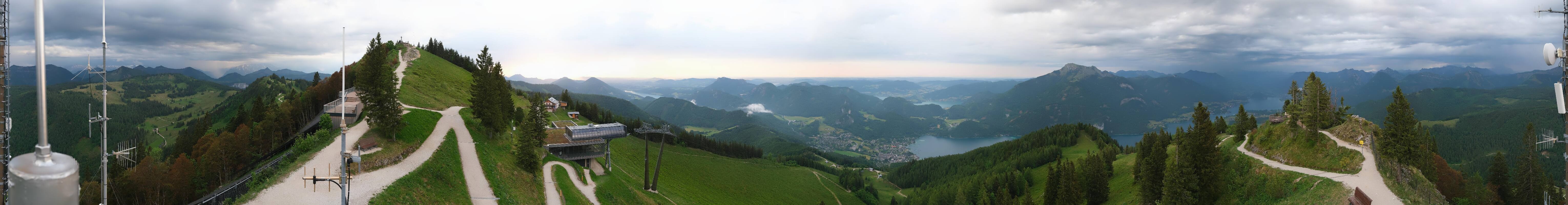 Archiv Foto Webcam Zwölferhorn im Salzkammergut