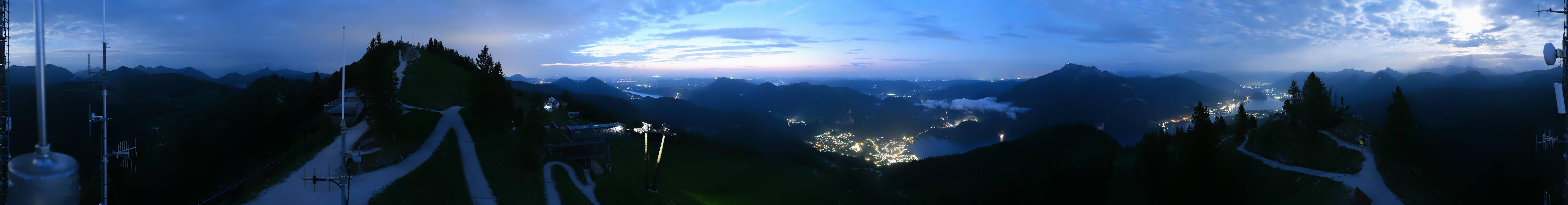 Archiv Foto Webcam Zwölferhorn im Salzkammergut