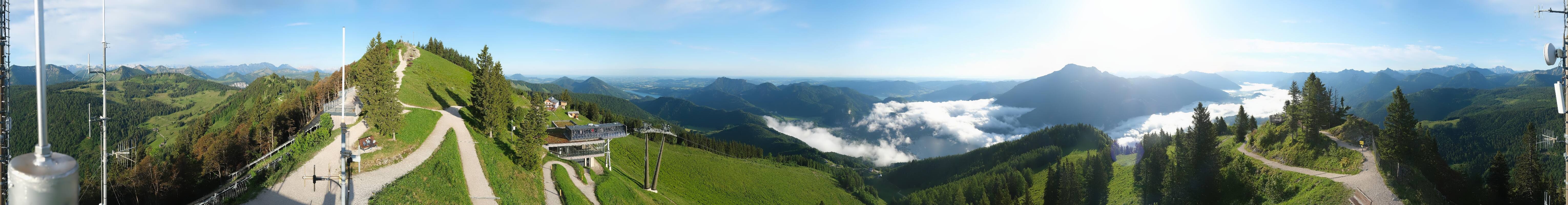 Archiv Foto Webcam Zwölferhorn im Salzkammergut
