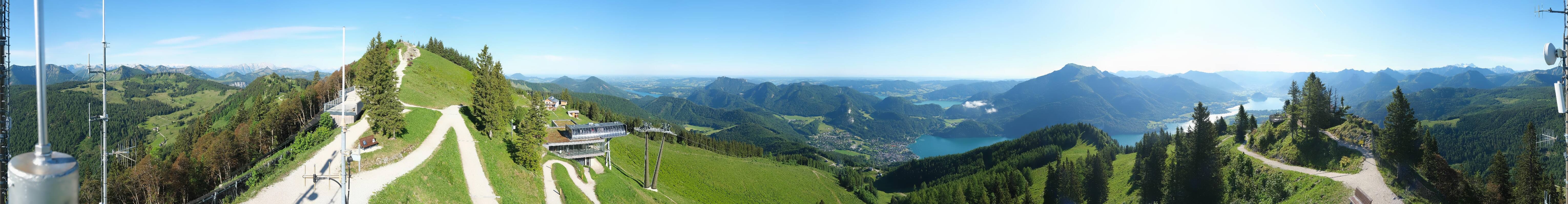 Archiv Foto Webcam Zwölferhorn im Salzkammergut