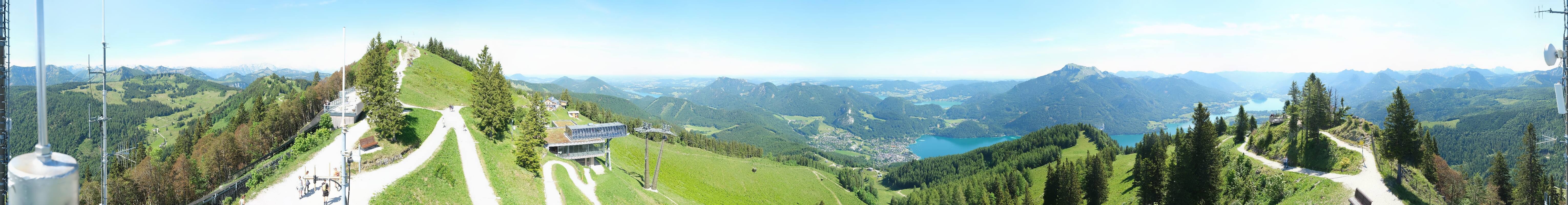 Archiv Foto Webcam Zwölferhorn im Salzkammergut