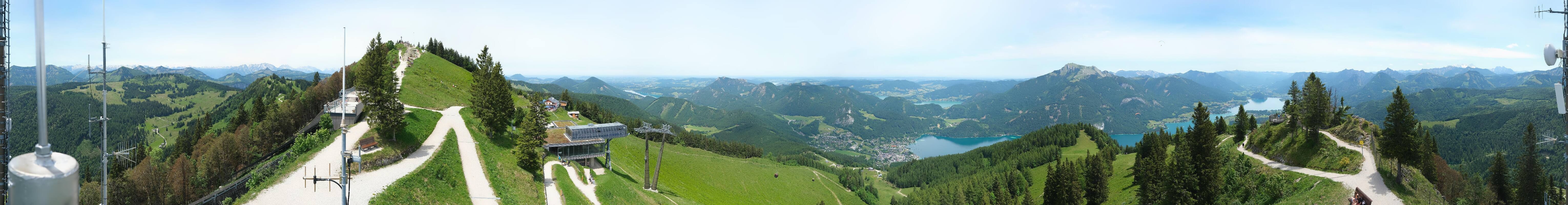 Archiv Foto Webcam Zwölferhorn im Salzkammergut