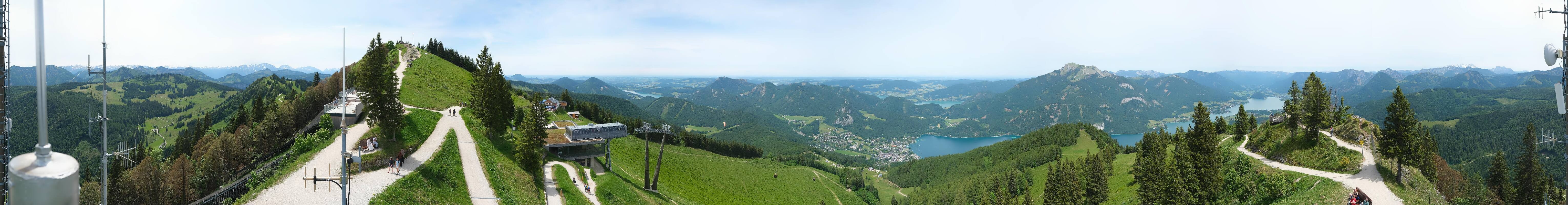 Archiv Foto Webcam Zwölferhorn im Salzkammergut
