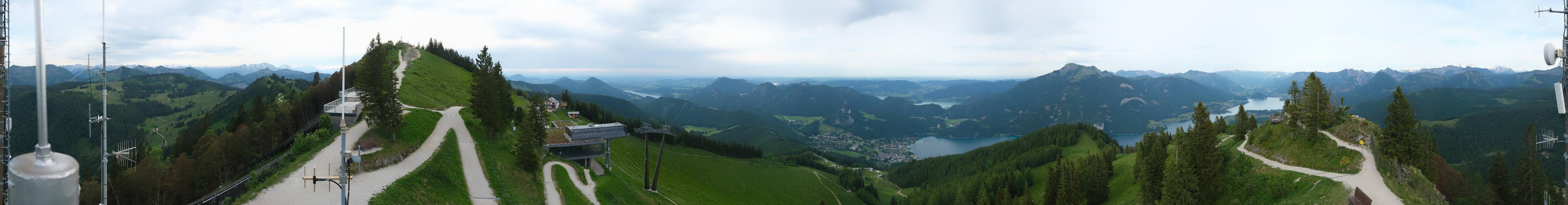 Archiv Foto Webcam Zwölferhorn im Salzkammergut