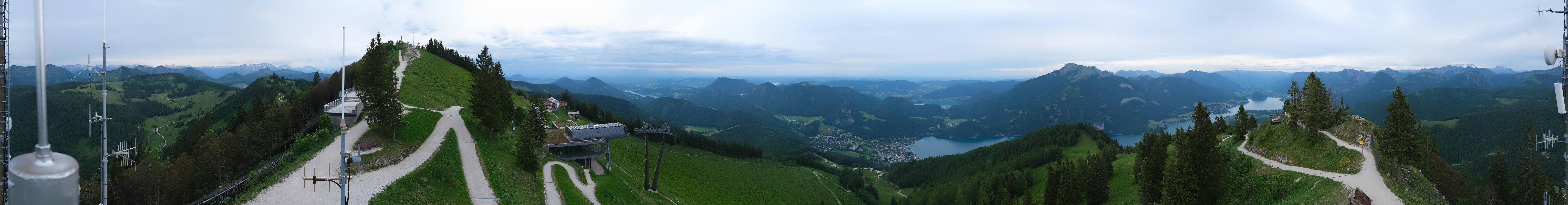 Archiv Foto Webcam Zwölferhorn im Salzkammergut