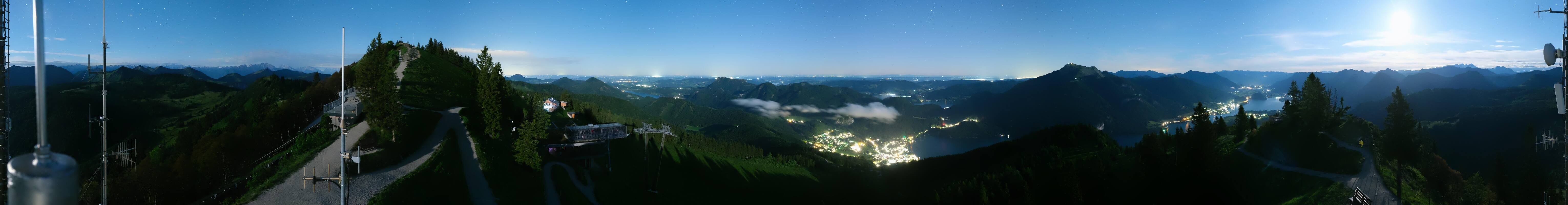 Archiv Foto Webcam Zwölferhorn im Salzkammergut