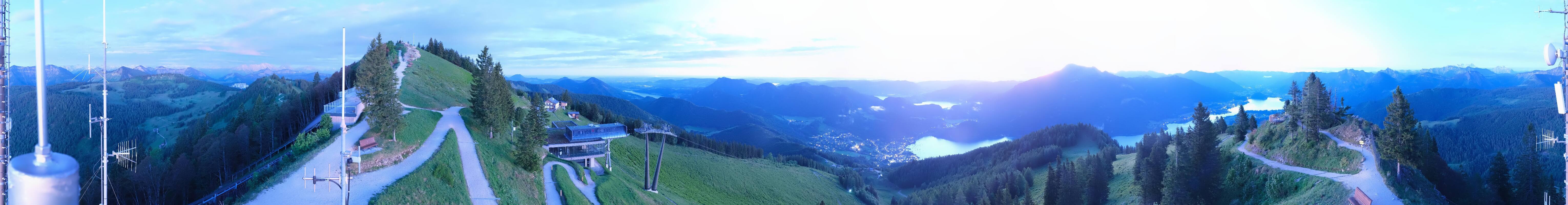Archiv Foto Webcam Zwölferhorn im Salzkammergut