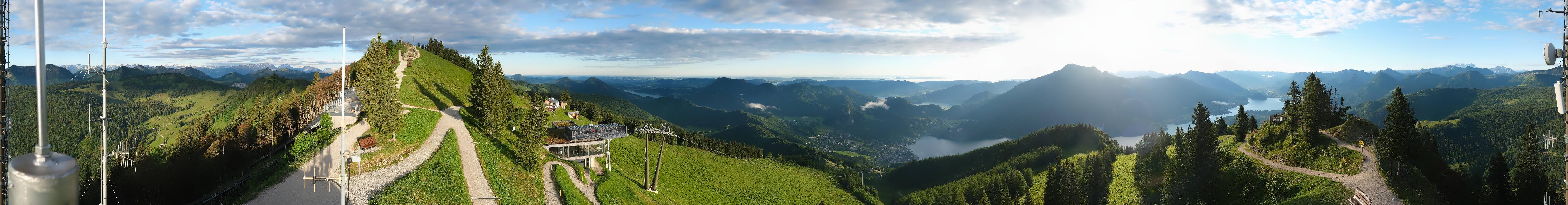 Archiv Foto Webcam Zwölferhorn im Salzkammergut
