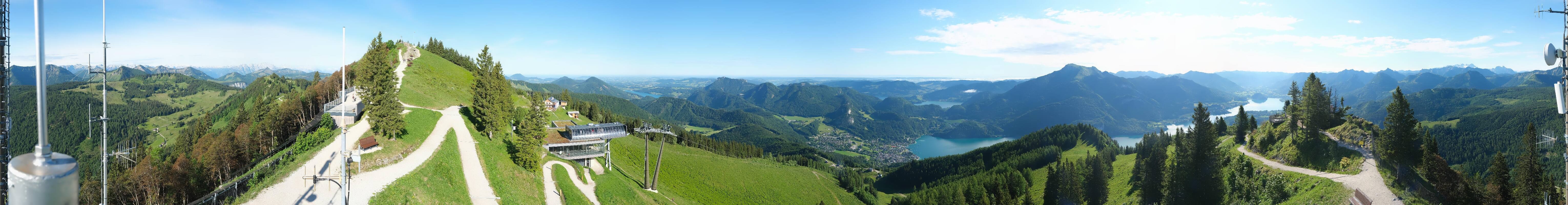 Archiv Foto Webcam Zwölferhorn im Salzkammergut