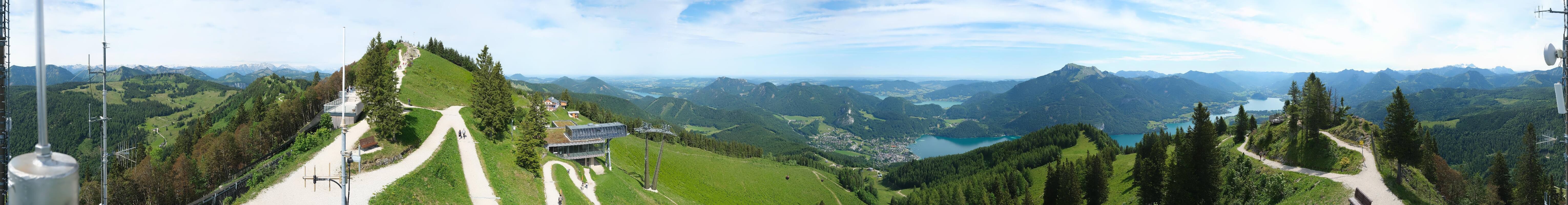 Archiv Foto Webcam Zwölferhorn im Salzkammergut