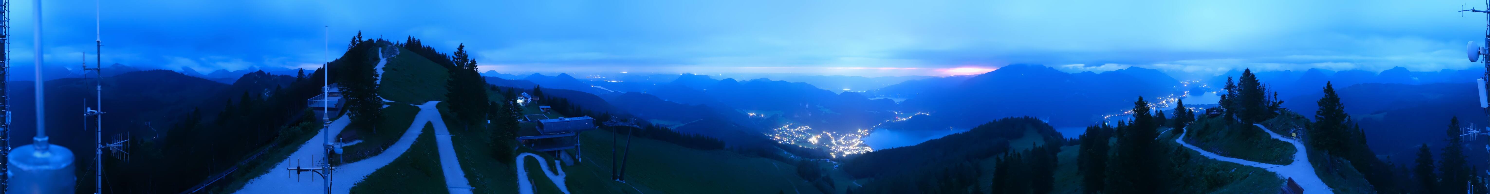 Archiv Foto Webcam Zwölferhorn im Salzkammergut