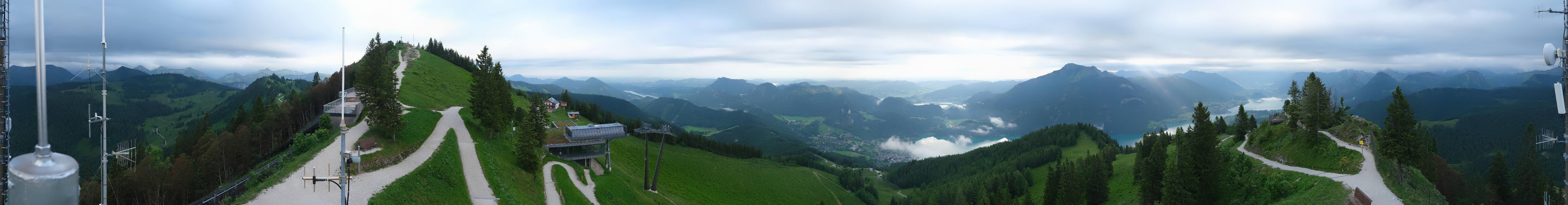 Archiv Foto Webcam Zwölferhorn im Salzkammergut