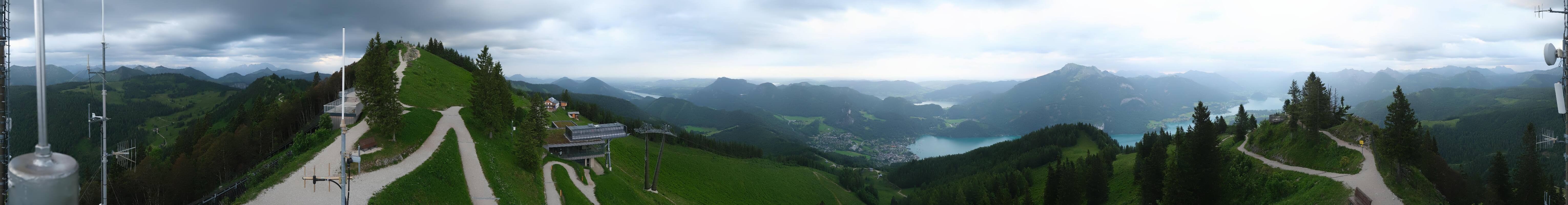 Archiv Foto Webcam Zwölferhorn im Salzkammergut