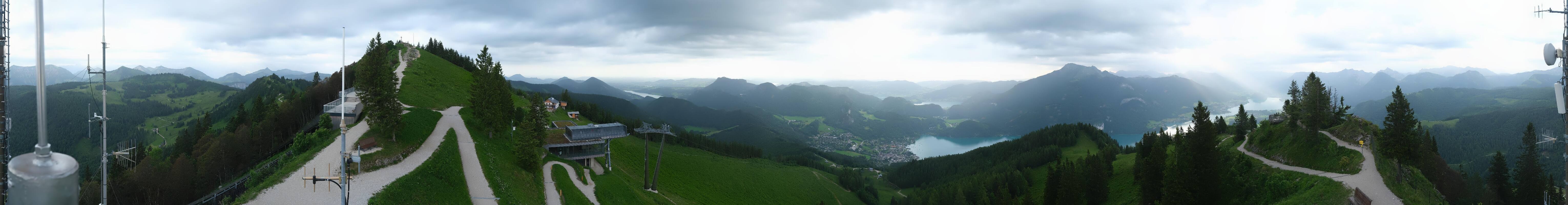 Archiv Foto Webcam Zwölferhorn im Salzkammergut