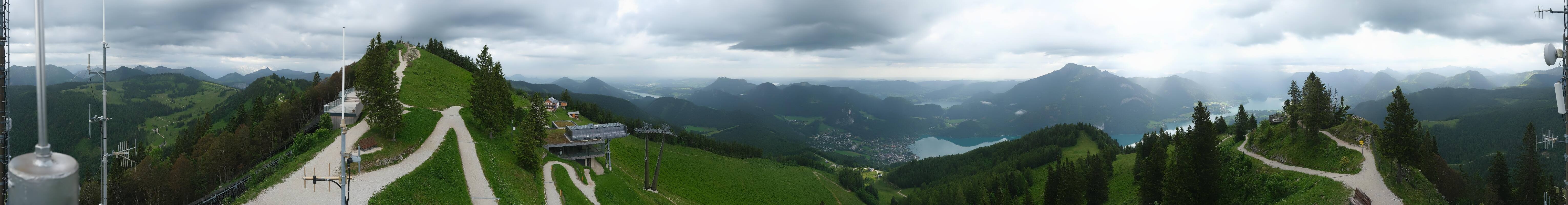 Archiv Foto Webcam Zwölferhorn im Salzkammergut