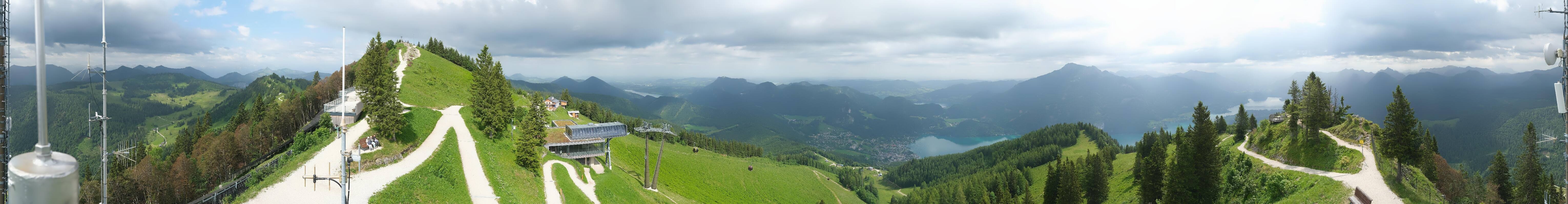 Archiv Foto Webcam Zwölferhorn im Salzkammergut