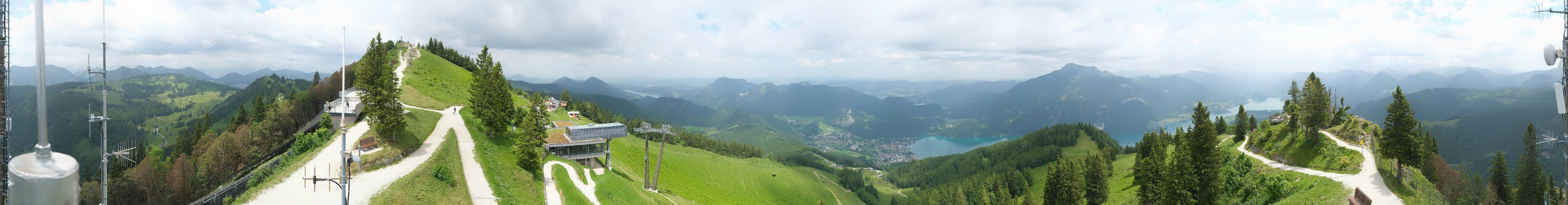 Archiv Foto Webcam Zwölferhorn im Salzkammergut