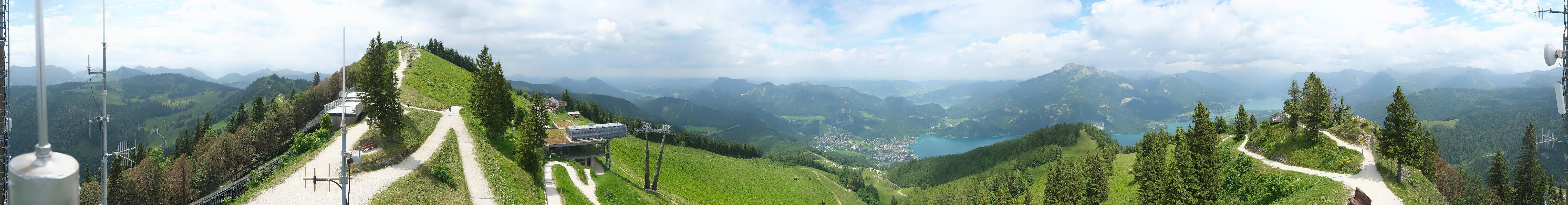 Archiv Foto Webcam Zwölferhorn im Salzkammergut
