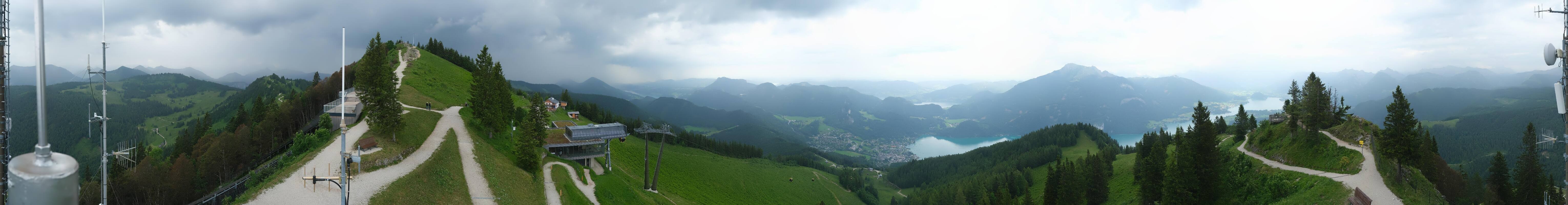 Archiv Foto Webcam Zwölferhorn im Salzkammergut
