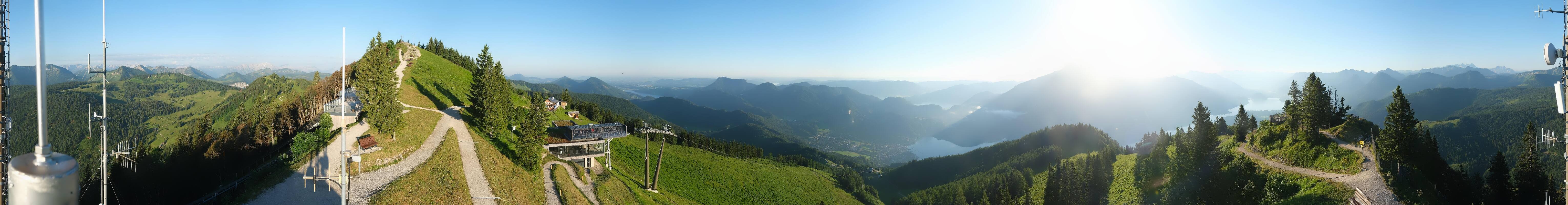 Archiv Foto Webcam Zwölferhorn im Salzkammergut